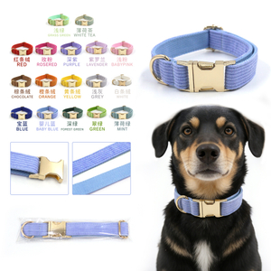 Cord-Hundehalsband – eigenst&auml;ndiges Einzelhalsband | 17 Heritage-Farben, 5 Gr&ouml;&szlig;en XS–XL, OEM ab 20 St&uuml;ck